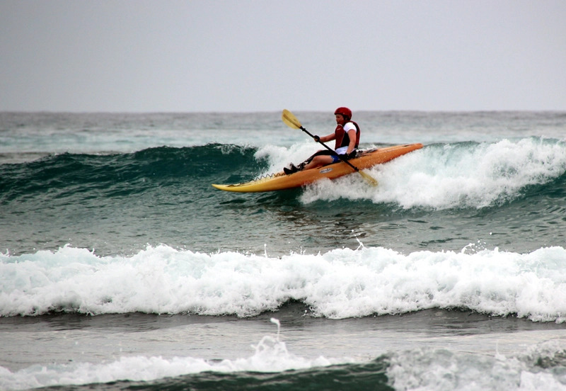 Belize Kayak Surfing